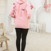 Pink Blossom <br/><span> Baby Pink Pullover hoodie