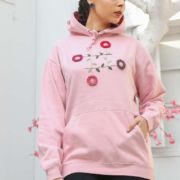 Crochet Floret <br/><span> Baby Pink Pullover Hoodie