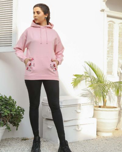 Eden Bliss <br/><span> Baby Pink Pullover Hoodie