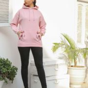 Eden Bliss <br/><span> Baby Pink Pullover Hoodie