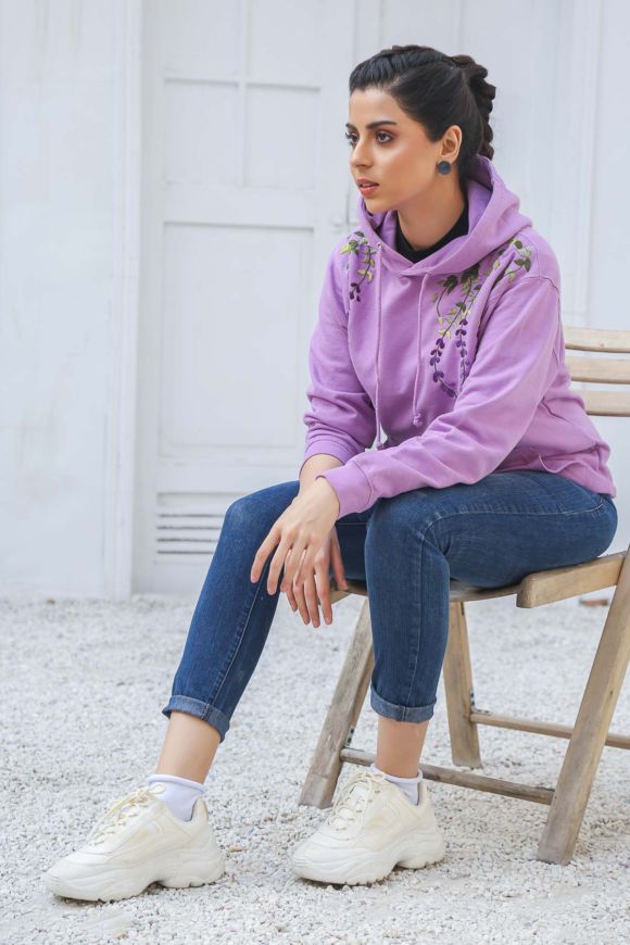 Vineyard <br/><span> Lilac Pullover Hoodie