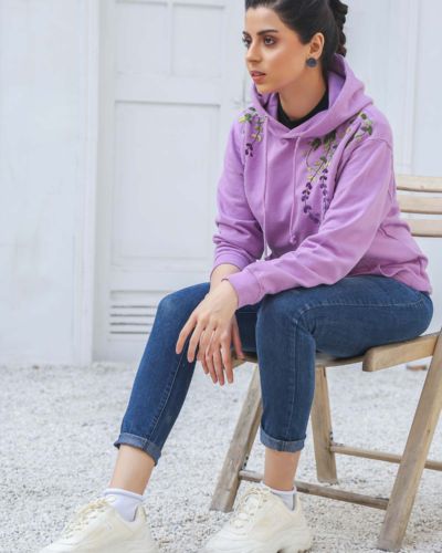 Vineyard <br/><span> Lilac Pullover Hoodie