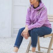 Vineyard <br/><span> Lilac Pullover Hoodie