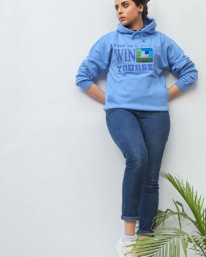 Puzzle Of Life <br/><span> Sky Blue Pullover Hoodie