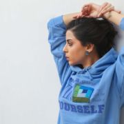 Puzzle Of Life <br/><span> Sky Blue Pullover Hoodie