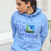 Puzzle Of Life <br/><span> Sky Blue Pullover Hoodie