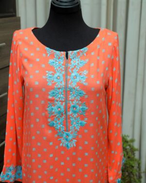 2 Piece – Embroidered Suit PW23-SU01